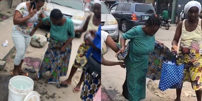 Woman gives birth on Lagos road