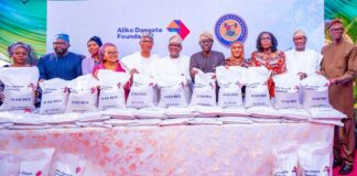 Sanwo-Olu thanks Dangote over donation of 80,000 bags of 10kg rice for vulnerable households