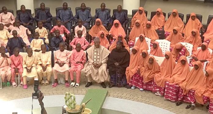military hands over rescued Kaduna schoolchildren to Gov Sani