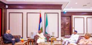 Tinubu receives letters of credence from Jamaica, Australia, Romania ambassadors