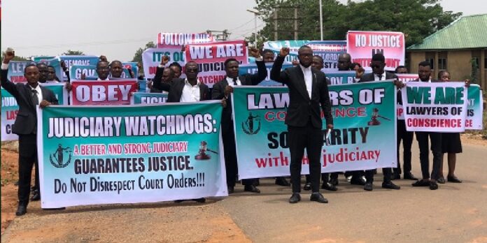 lawyers protests