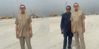 Ben Murray-Bruce visits ‘magnificent’ Lagos-Calabar coastal construction site
