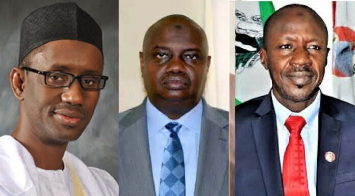 Ribadu, Lamorde and Magu.1