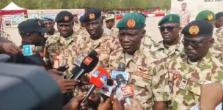 COAS commissions roads, office projects, inspects recovered items