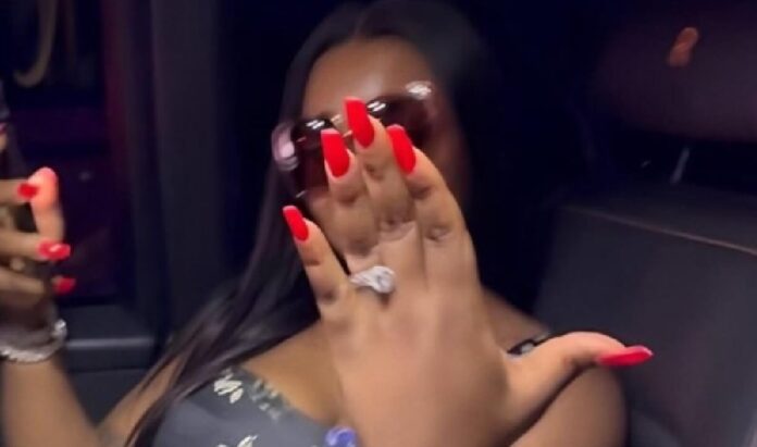 Chioma displays wedding ring from Davido