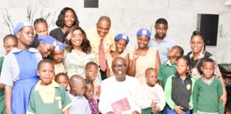 Sanwo-Olu marks 59th birthday with children living with disabilities