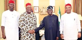 Tinubu receives ex-SGF Anyim at Aso Rock