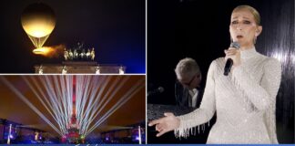 Paris 2024 Olympics: Lady Gaga, Celine Dion, and Zinedine Zidane star in rain-soaked opening ceremony