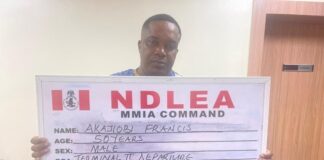 NDLEA recovers Spain-bound cocaine consignment from businessman’s sandals