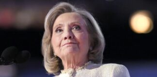 It’s time for Kamala Harris to break ‘glass ceiling’, says Hilary Clinton