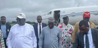 PHOTOS: Atiku, govs, others in Edo for PDP final campaign rally
