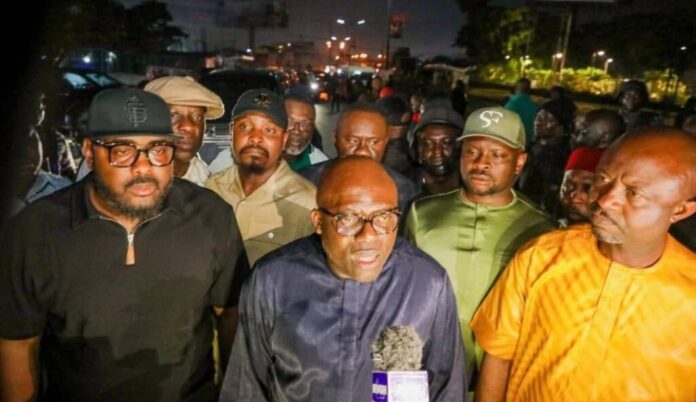 Fubara at the RISIEC office in Port Harcourt