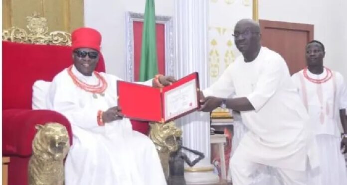 Oba of Benin to Okpebholo