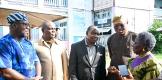 Sanwo-Olu symphathises with FRCN over fire outbreak as LGSG delegation visits radio station