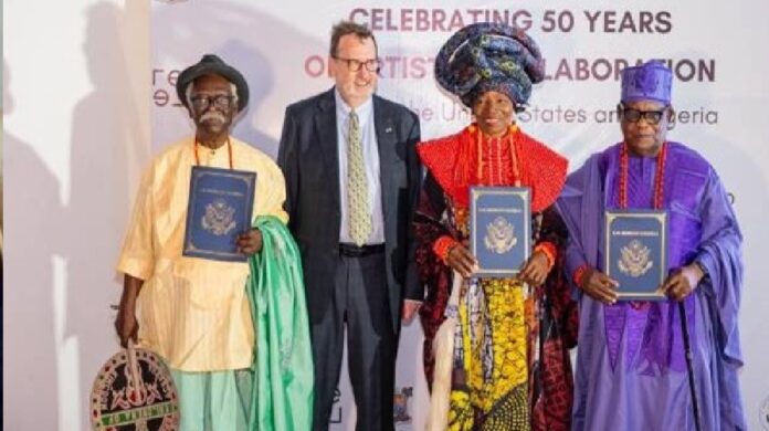 US honours three legendary Nigerian artists