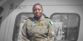 Nigerian Navy gets first female pilot
