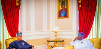 PHOTO NEWS: Shettima, Akpabio, Others Pay New Year Homage To Tinubu in Lagos