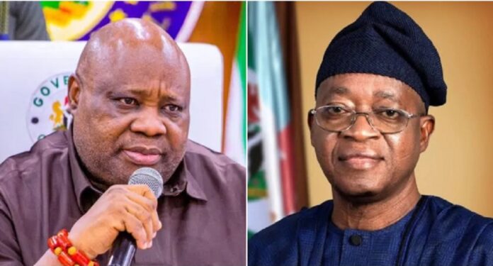 Ademola Adeleke and Adegboyega Oyetola