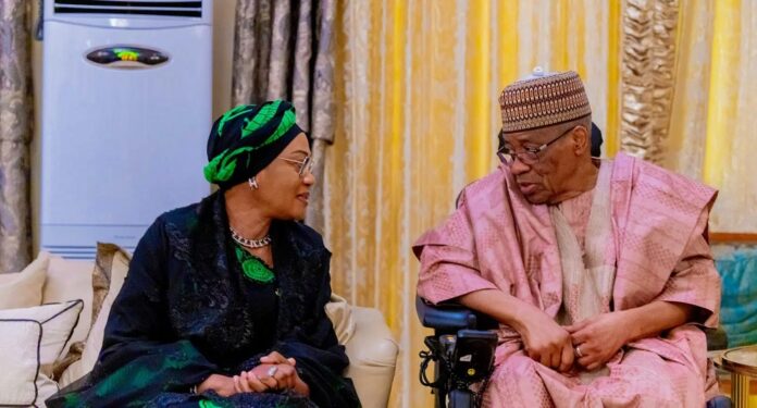 Remi Tinubu with IBB