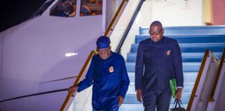Tinubu arrives Ethiopia for AU Summit