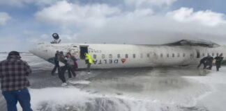 All passengers survive plane flip at Toronto airport (Video)