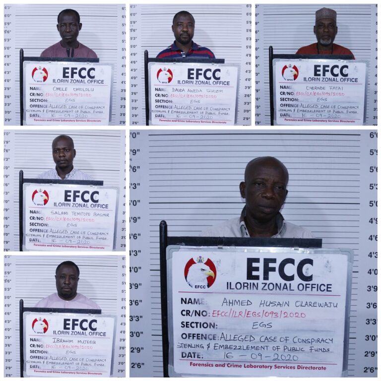 6 Kwara SUBEB officials in hot soup as EFCC arraigns them for alleged N96m fraud