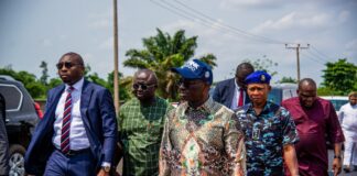 Okpebholo excited as work on first flyover bridge in Edo reaches advanced stage