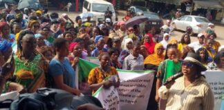 Edo women lead protests against Natasha over attack on Akpabio