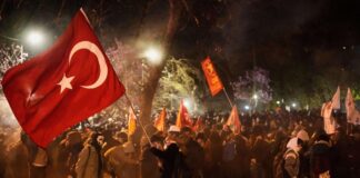 Sixth night of protests in Turkey as Erdogan hits out at unrest