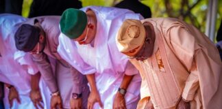 Tinubu, Shettima, others join prayers as Muslims celebrate Eid-el-Fitr