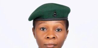 Profile, photo of first female Director of Army PR