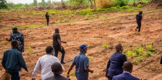 Okpebholo inspects 400 hectares of farmlands, road projects in Edo Central