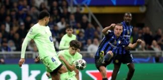 Inter reach UCL final, defeat Barcelona in 7-goal thriller