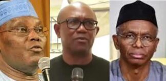 High wire politics as Atiku, Obi, El-Rufai conclude plans to name new platform before June 30