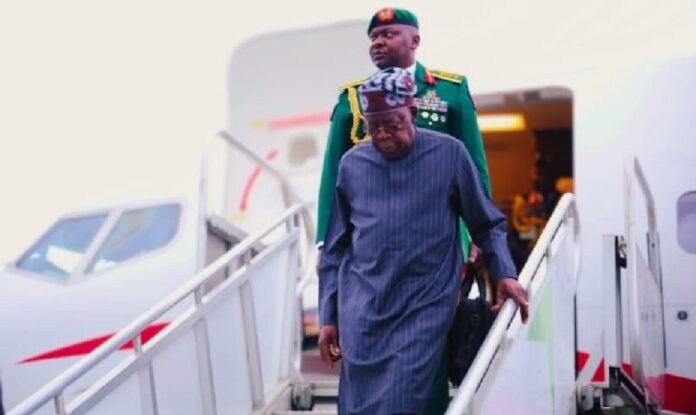 Tinubu Aarrives