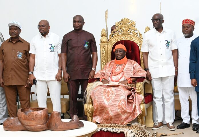 Courtesy Visit to Asagba of Asaba