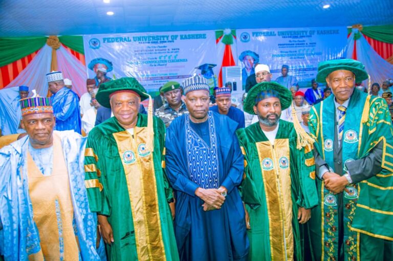 Gov Inuwa Yahaya attends combined convocation of Federal University of Kashere