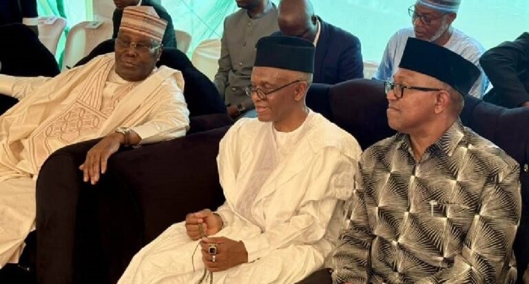 Shettima, Atiku, Obi attend Buhari’s fidau in Daura