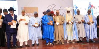 PHOTOS: Atiku, Gowon, el-Rufai, Onanuga attend launch of Garba Shehu’s book