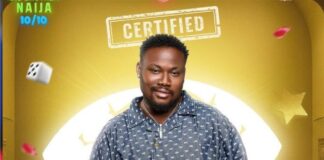 BBNaija 10: Rooboy dethrones Jason Jae HOH for week 5, picks Zita as deputy