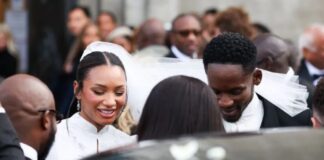 Videos: Mr Eazi, Temi Otedola wed in Iceland