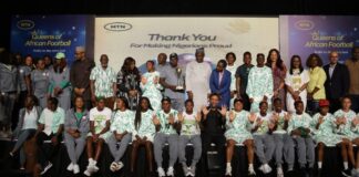 WAFCON 2024: MTN hosts Super Falcons in Lagos, gifts team N150m