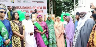 First lady donates 10 TB diagnostic machines, ₦1bn to FCTA