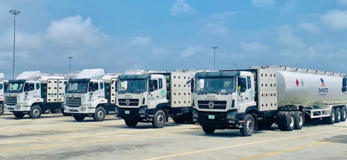 Dangote CNG trucks