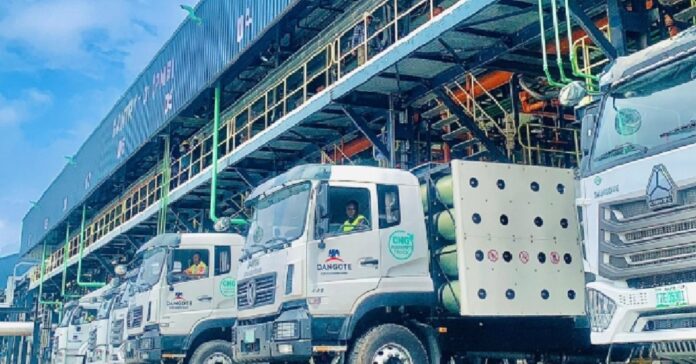 Dangote CNG trucks1