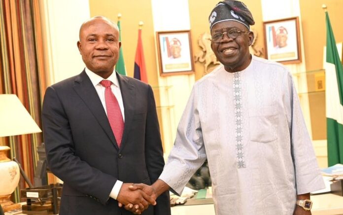Peter Mbah meets Tinubu