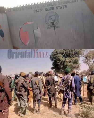 Uproar as bandits attack St Mary’s School in Niger State , abduct 53 students