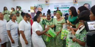 First lady distributes 10,000 sanitary pad packs to Anambra schoolgirls