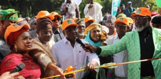 Amaechi, El-Rufai in attendance as David Mark unveils ADC national secretariat