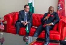 Akpabio receives US ambassador, seeks more collaboration between US, Nigeria